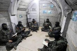 Hamas fighters holed