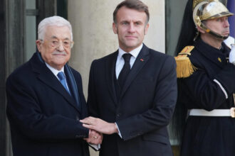Macron and Abbas 1