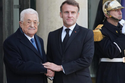 Macron and Abbas 1