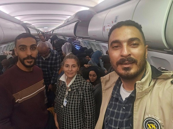 Palestinians land in South Africa