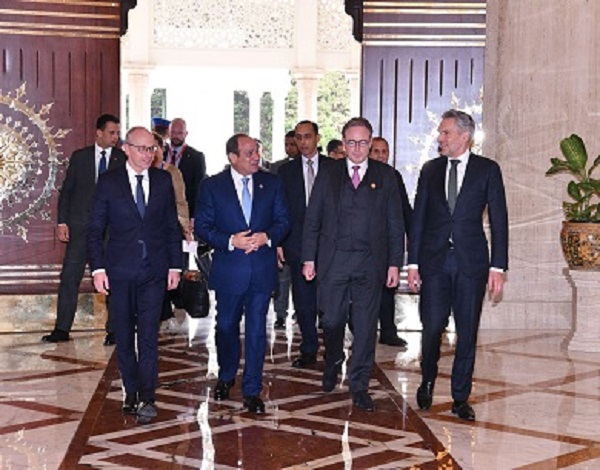 President Sisi and European leaders