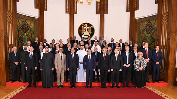 President Sisi with TOP companies