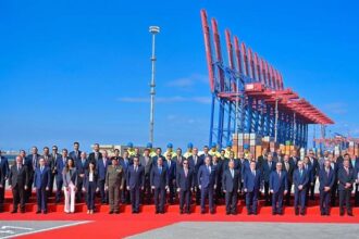 President Sisi in Port Said Port