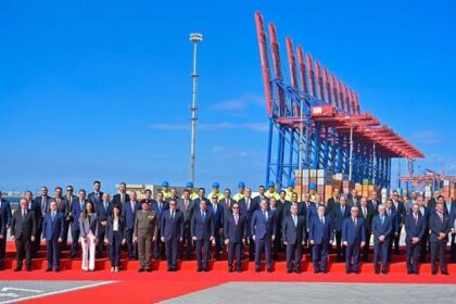 President Sisi in Port Said Port