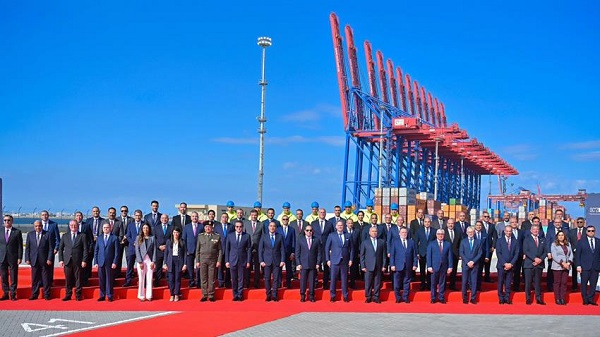 President Sisi in Port Said Port