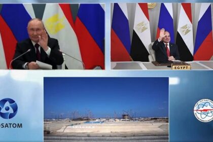 Sisi and Putin Greet Dabaa