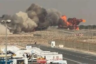 Tejas crash in Dubai