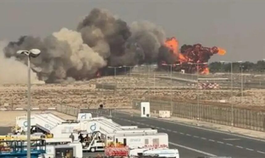 Tejas crash in Dubai