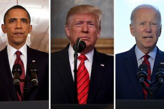 Obama Trump and Biden