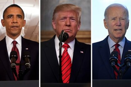 Obama Trump and Biden