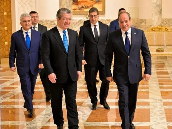 President Sisi and Kurdistan Chief