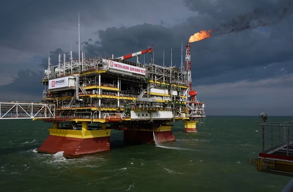 Russian oil rig