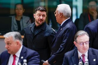 Zelensky and EU meeting