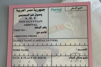 Departure cards