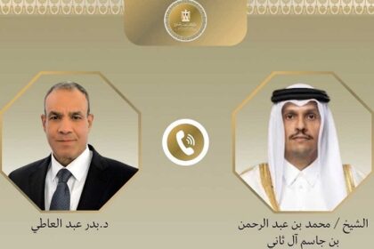 Egyptian and Qatari FMs