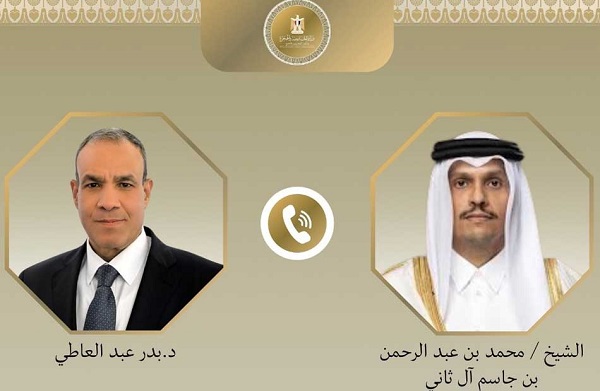 Egyptian and Qatari FMs