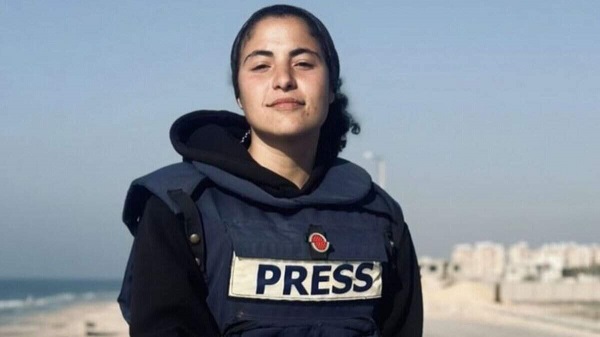 Palestinian journalist Bisan Owda