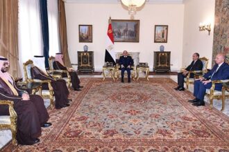 President Sisi and Saudi FM