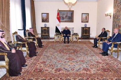 President Sisi and Saudi FM
