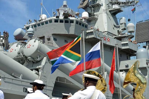 South Africa, China and Russian navies