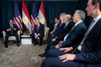 Trump Sisi Davos 2