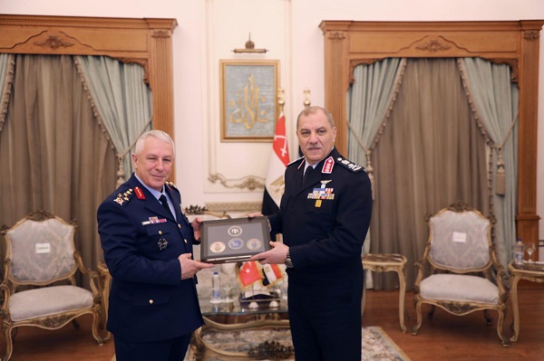 Egyptian and Turkish Air force chiefs