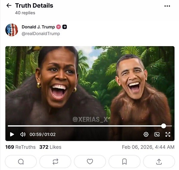 Trump on Obamas