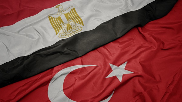 Turkey Egypt Flags