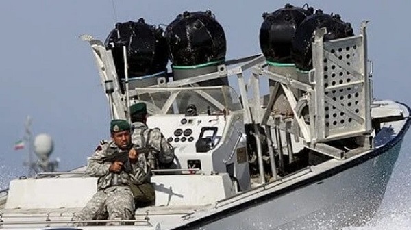 Iranian mine laying boat