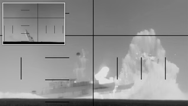 Iranian ship sunk
