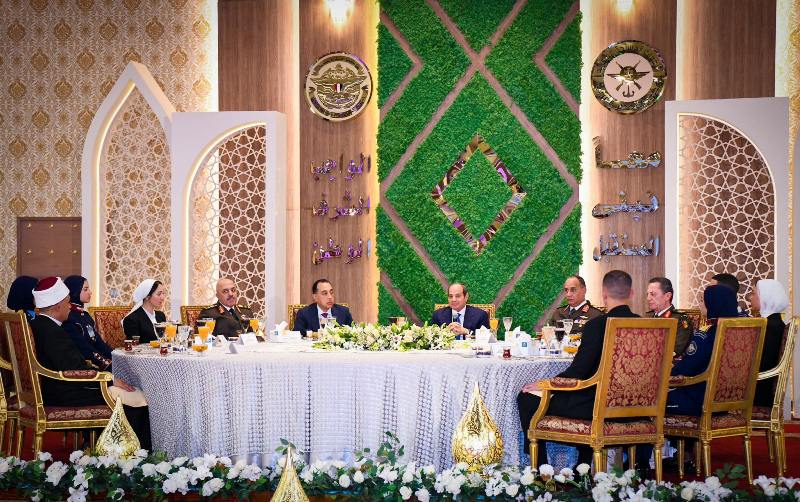 President Sisi Military academy iftar