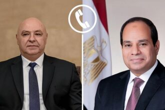 Sisi and Lebanese President