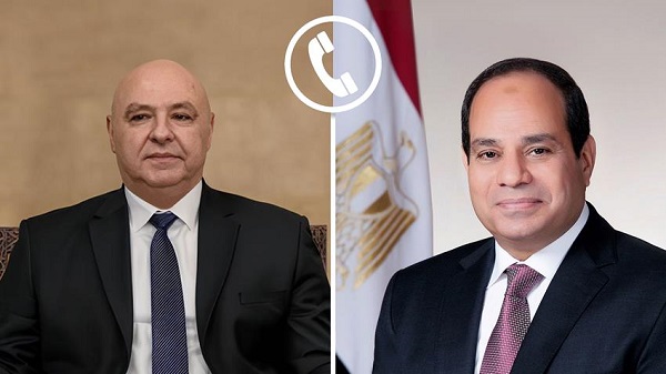 Sisi and Lebanese President