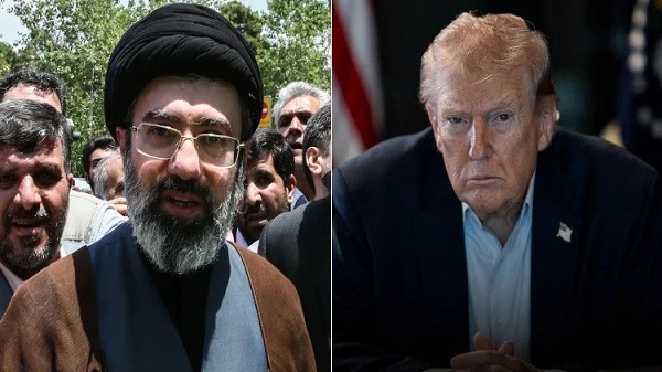 Trump and Mojtaba Khamenei