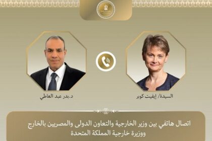Egypt and UK FMs