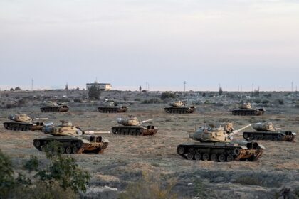 Egyptian tanks in Sinai