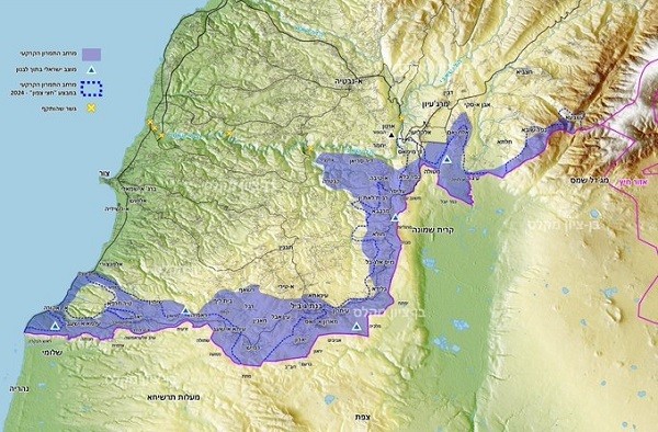 Lebanon Yellow line
