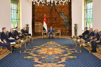 President Sisi and Russian official