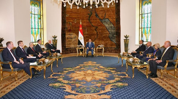 President Sisi and Russian official