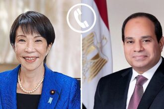 Sisi and Japanese PM