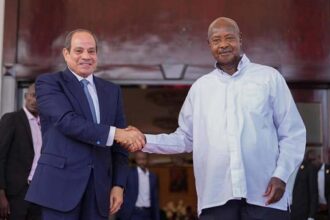 Sisi and Uganda Pres.