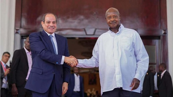 Sisi and Uganda Pres.
