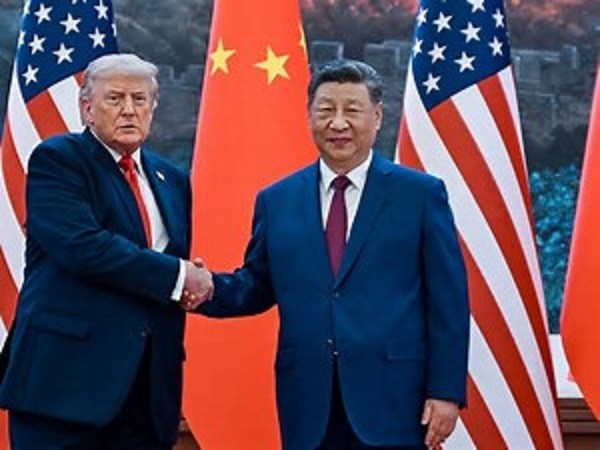 Xi greets Trump