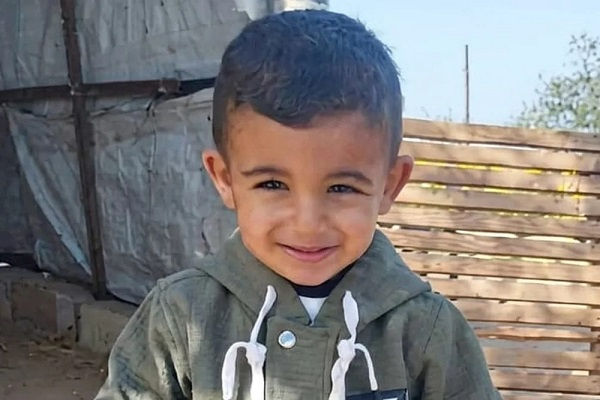 3 years old shot by Israel