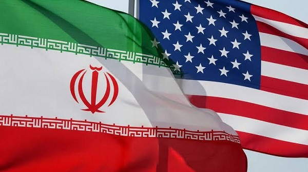 Iran and US flags