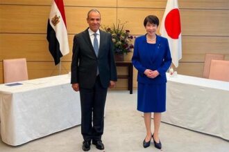 Japan PM and Egypt FM