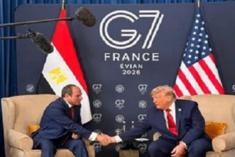 Sisi and Trump G7