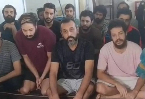 Kidnapped Egyptian sailors
