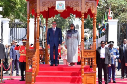 Sisi arrives in Tanzania