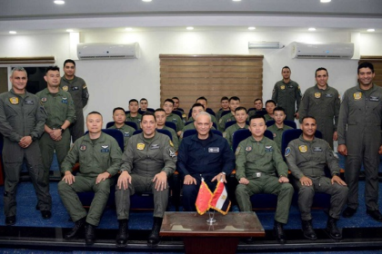 Egypt China air force manuevers